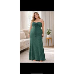 Wild Fable Strapless Shimmer Maxi Dress – Size XXL – New With Tags
